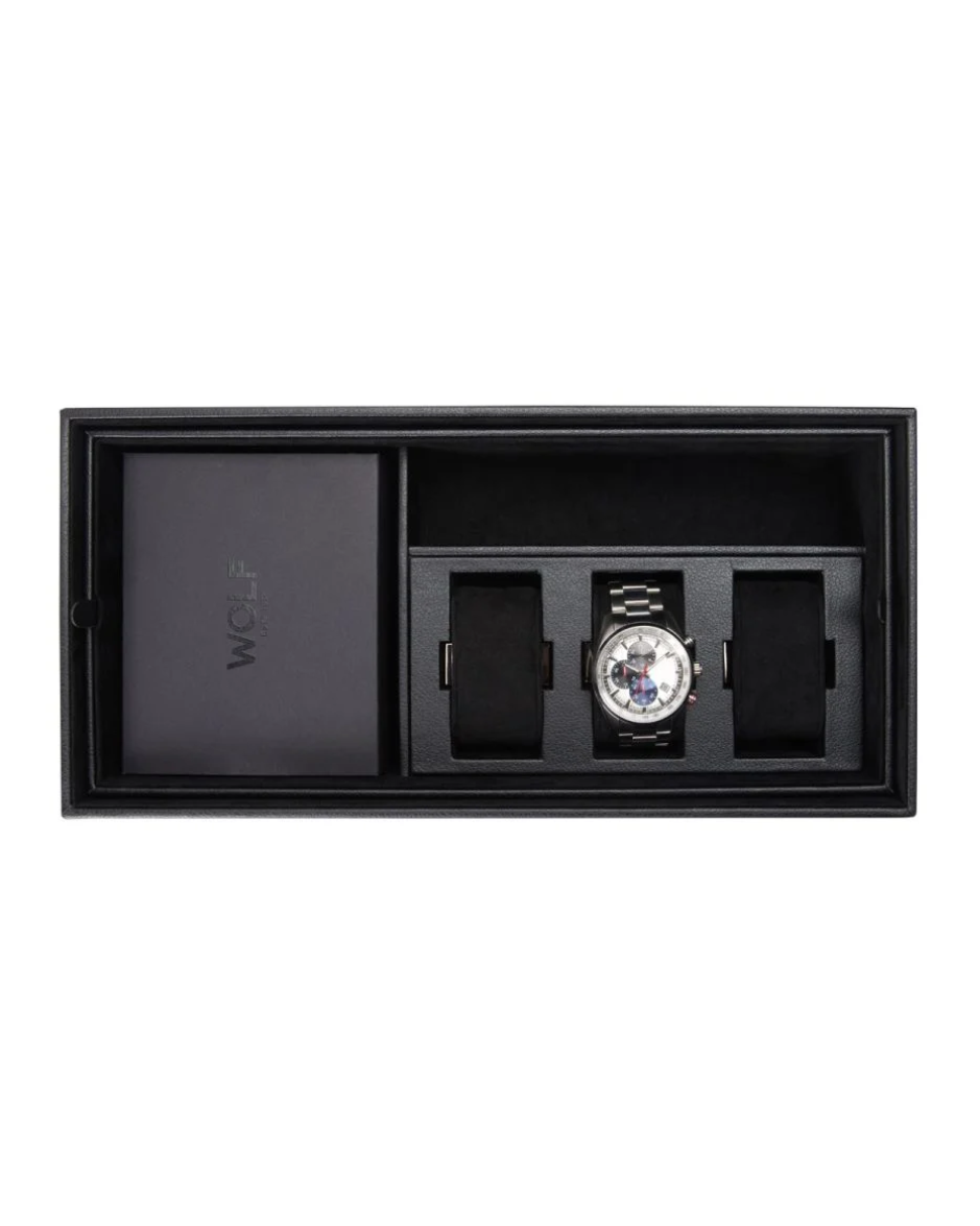 Caja Fuerte WOLF The Den con 4 Winders para Relojes Automáticos