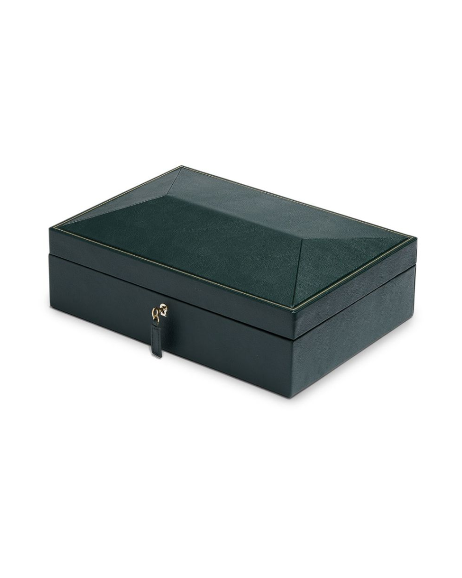 Caja para 10 Relojes WOLF British Racing Verde con Cerradura
