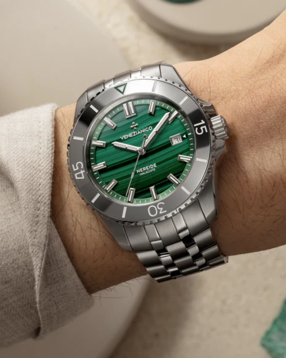 Reloj Venezianico Nereide Malachite Automático 42 mm