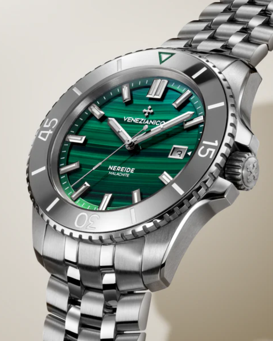 Reloj Venezianico Nereide Malachite Automático 42 mm