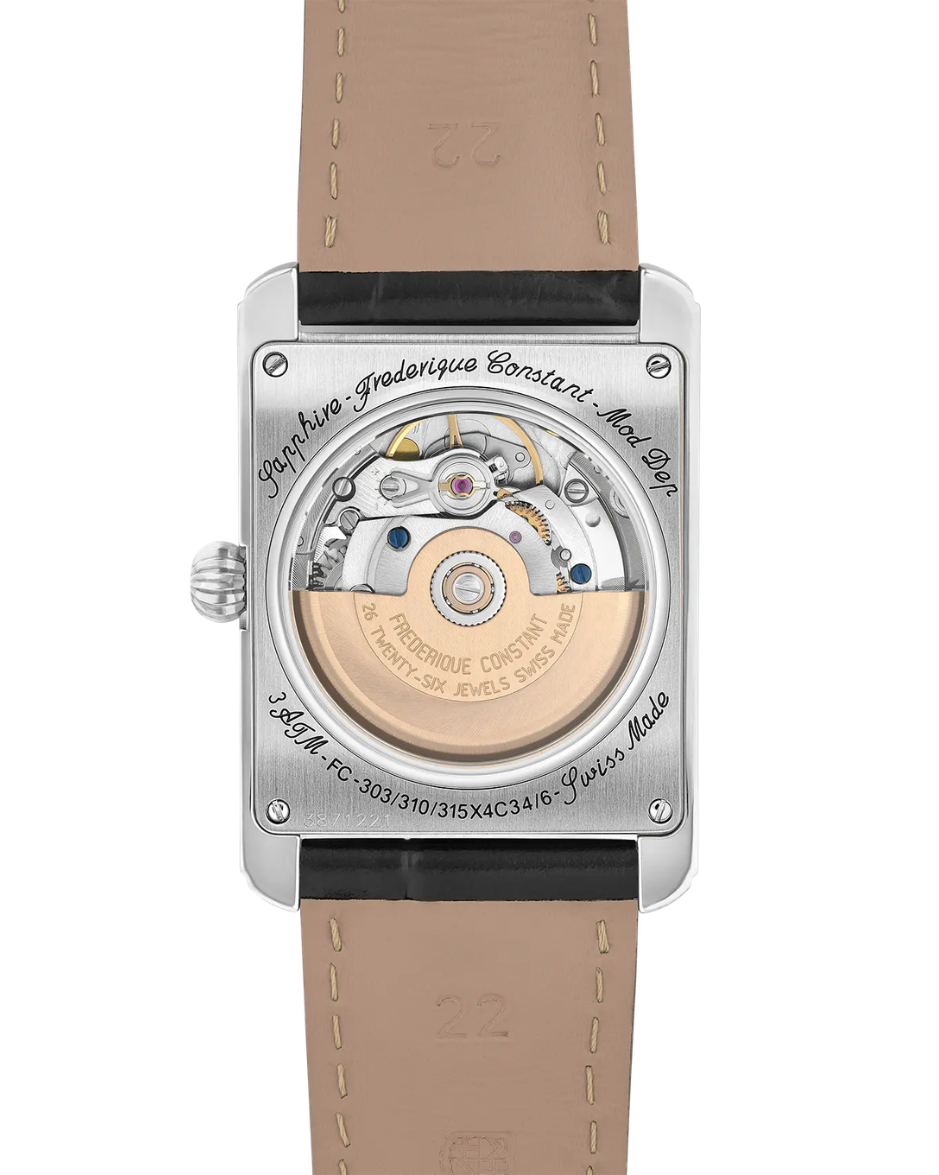 Frederique Constant Classics Carrée Heart Beat Automatic Reloj de Caballero