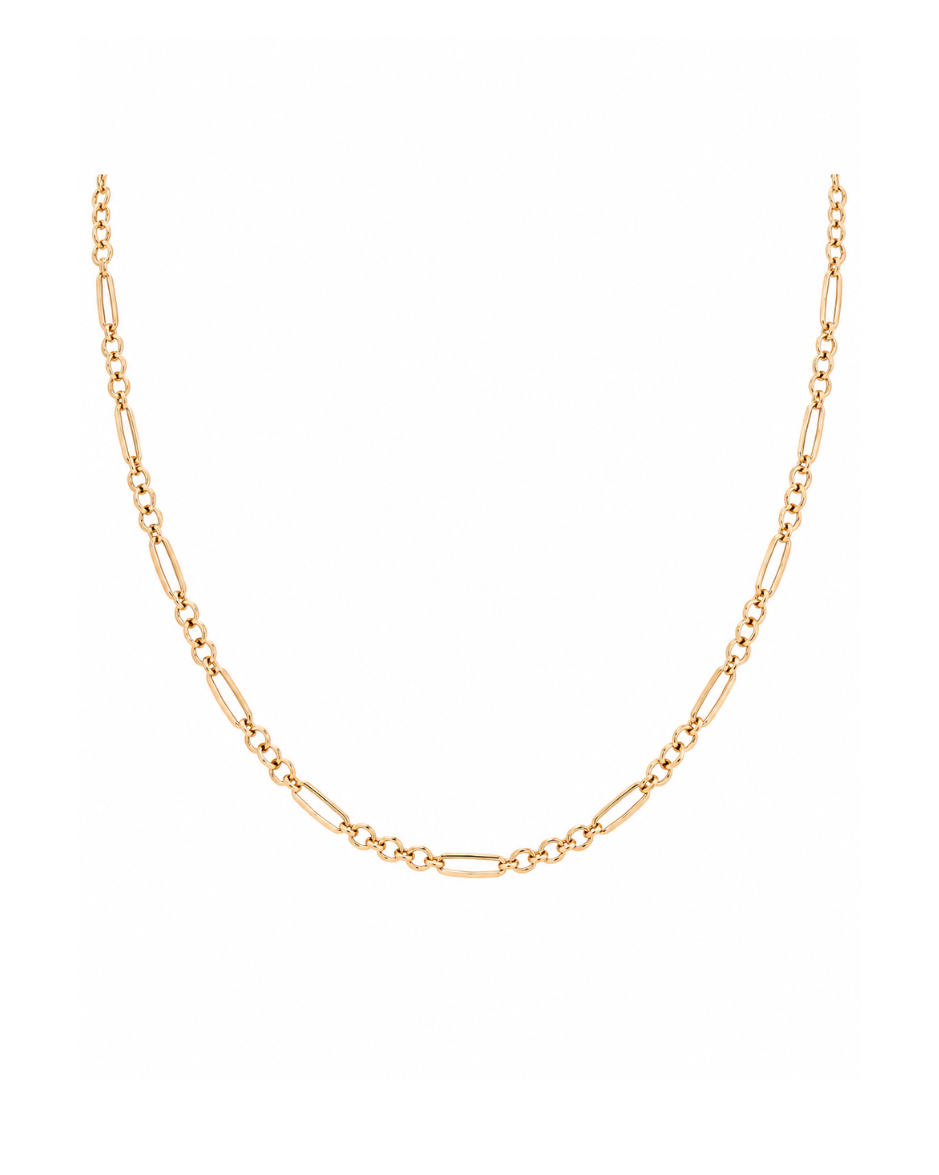 Cadena Cartier Figaro Oro Amarillo 14K 60 cm