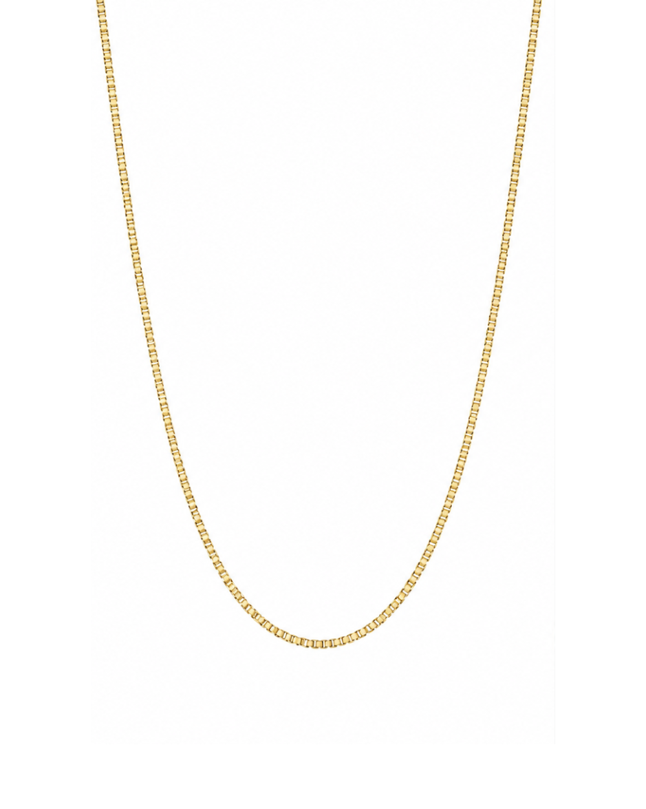 Cadena Cable Oro Amarillo 10K 50 cm