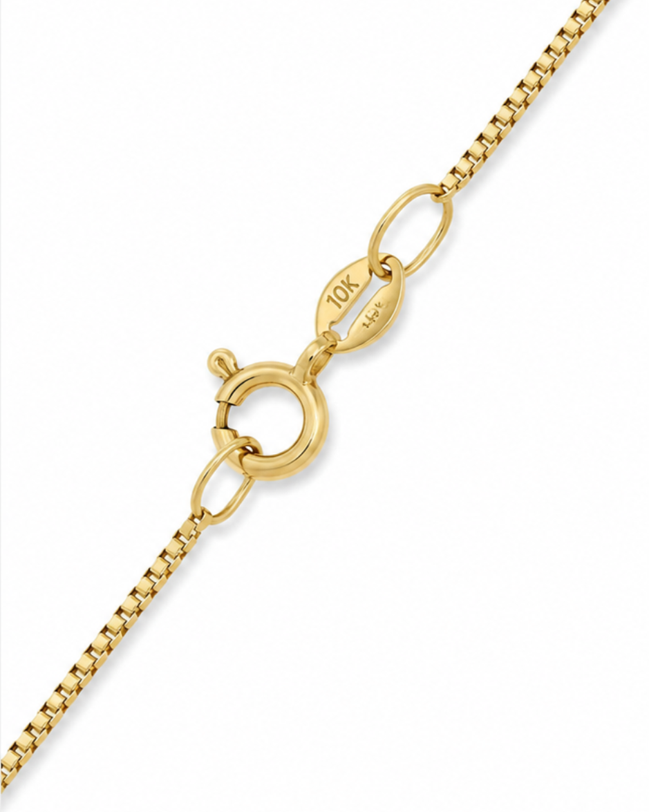 Cadena Cable Oro Amarillo 10K 50 cm