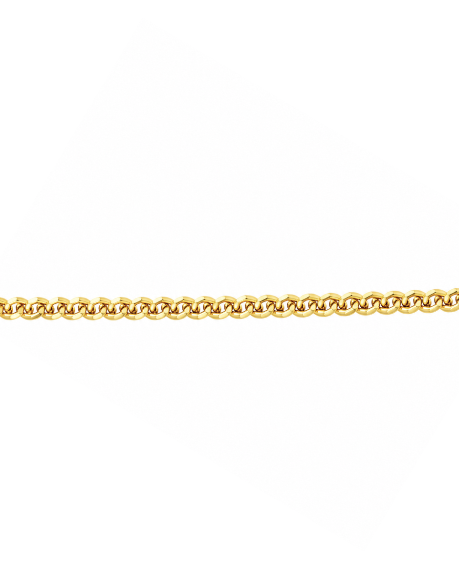 Cadena Medallera en Oro Amarillo 14K 45 cm