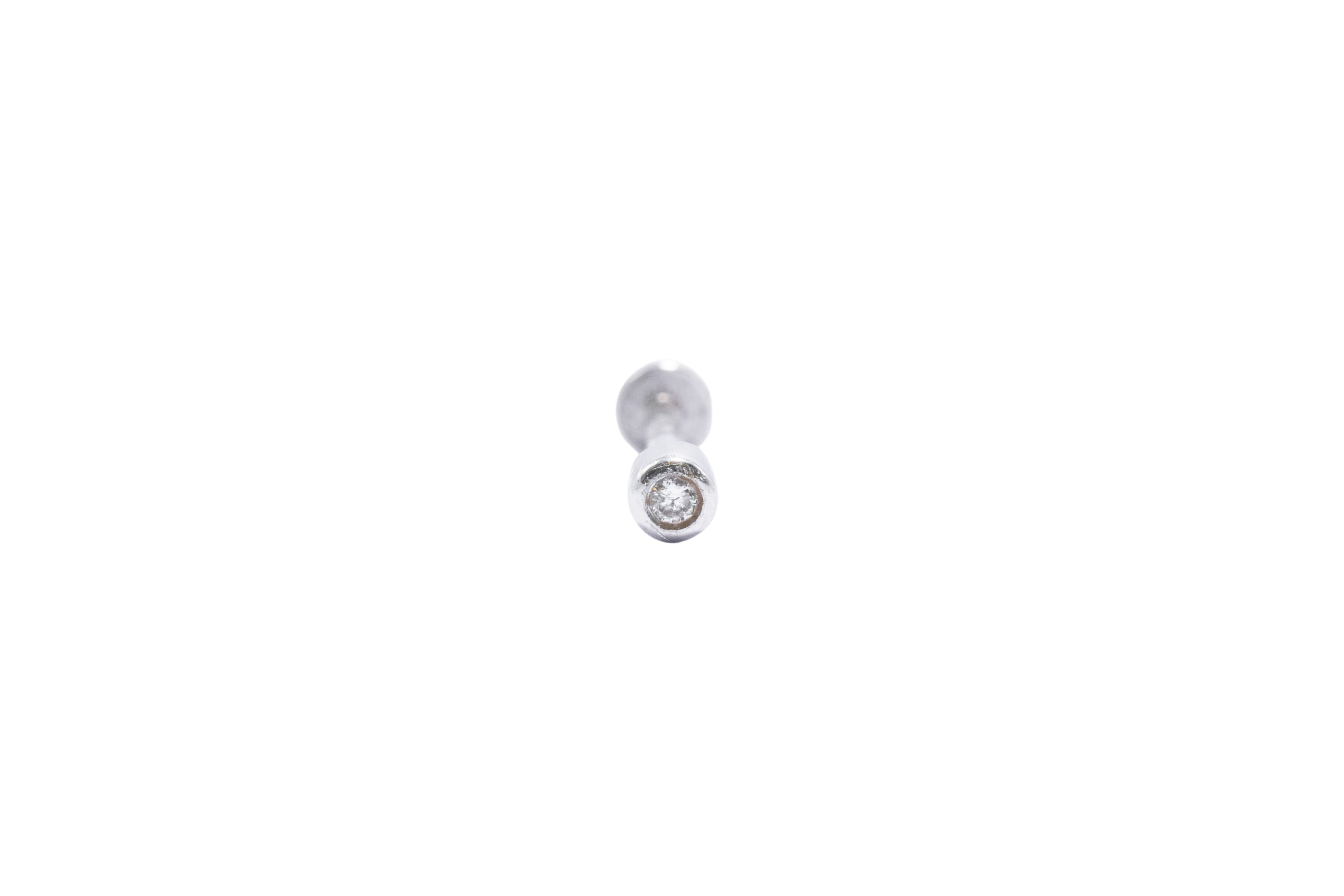 PIERCING SOLITARIO CON BISEL