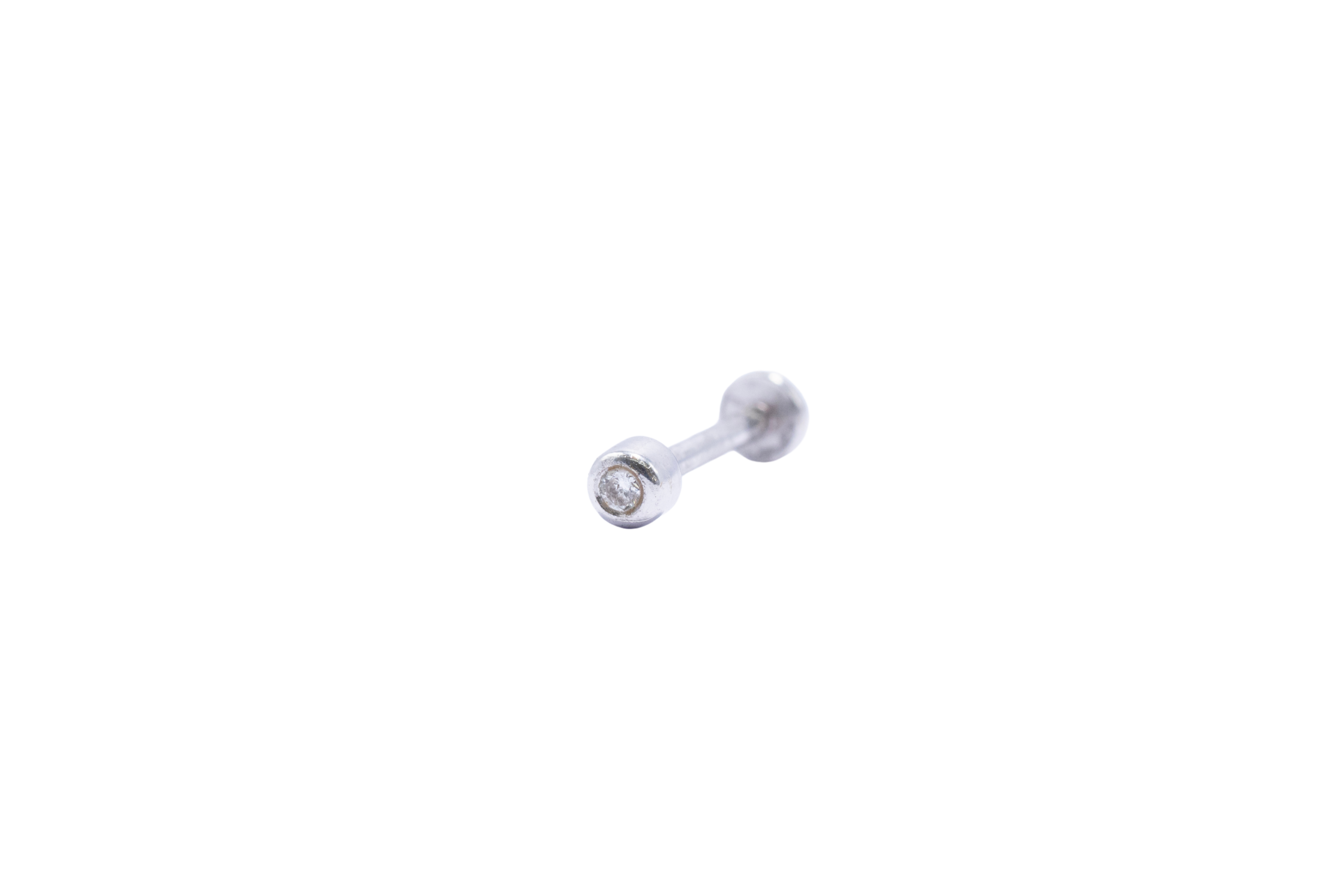PIERCING SOLITARIO CON BISEL