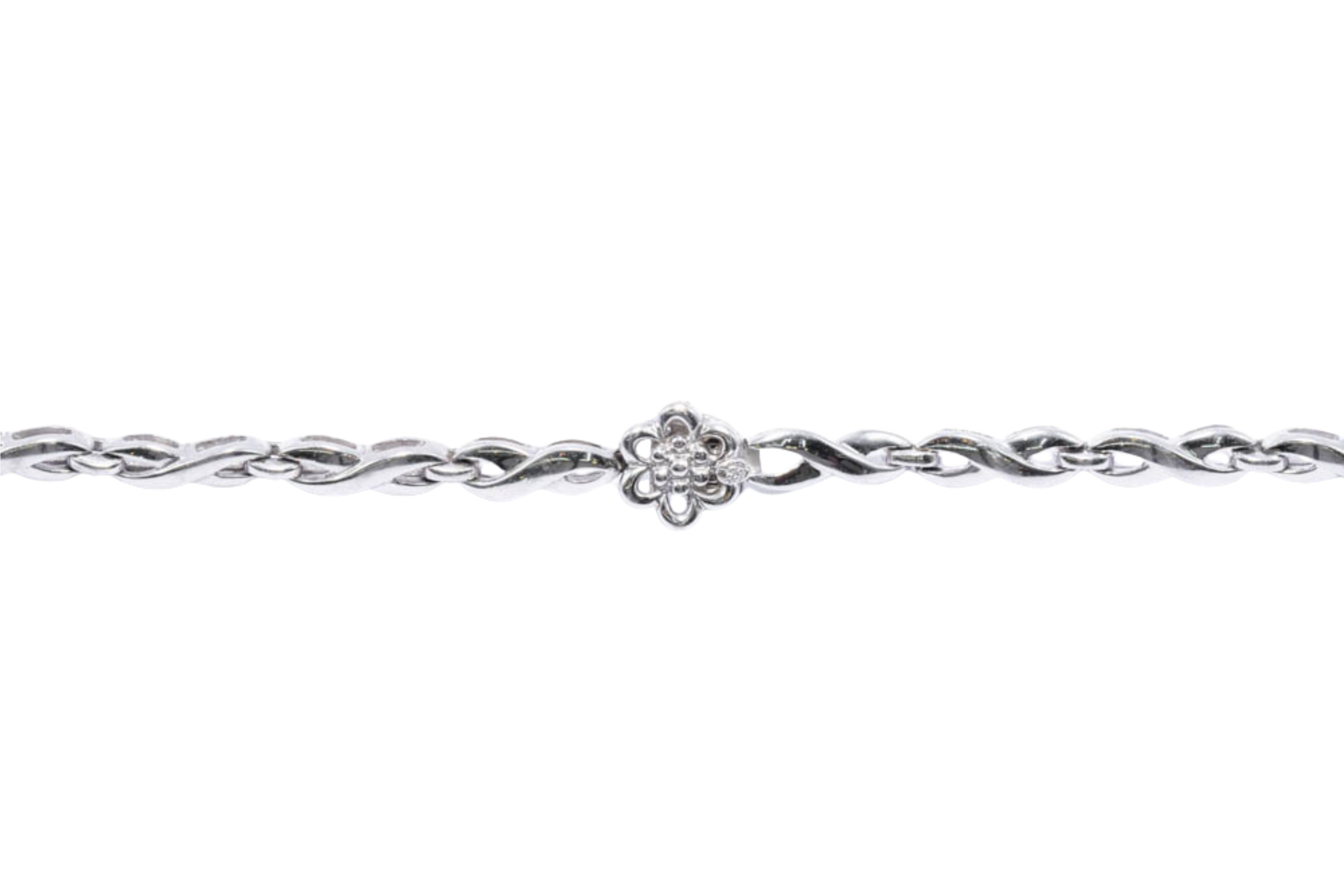 COLLAR FLORES DIAMANTE