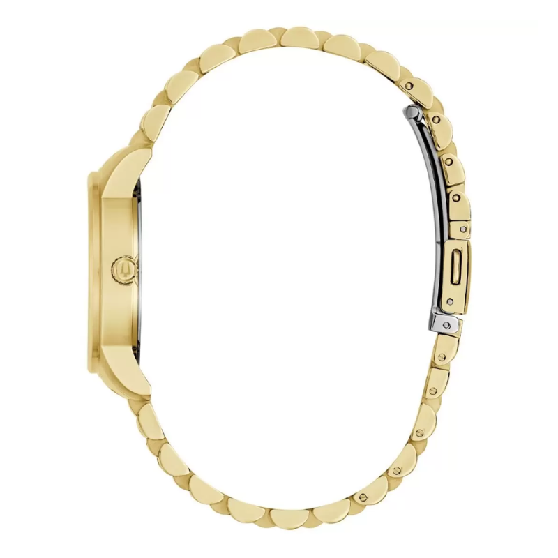 Reloj Bulova para Mujer Dorado con Carátula Champán 97M121