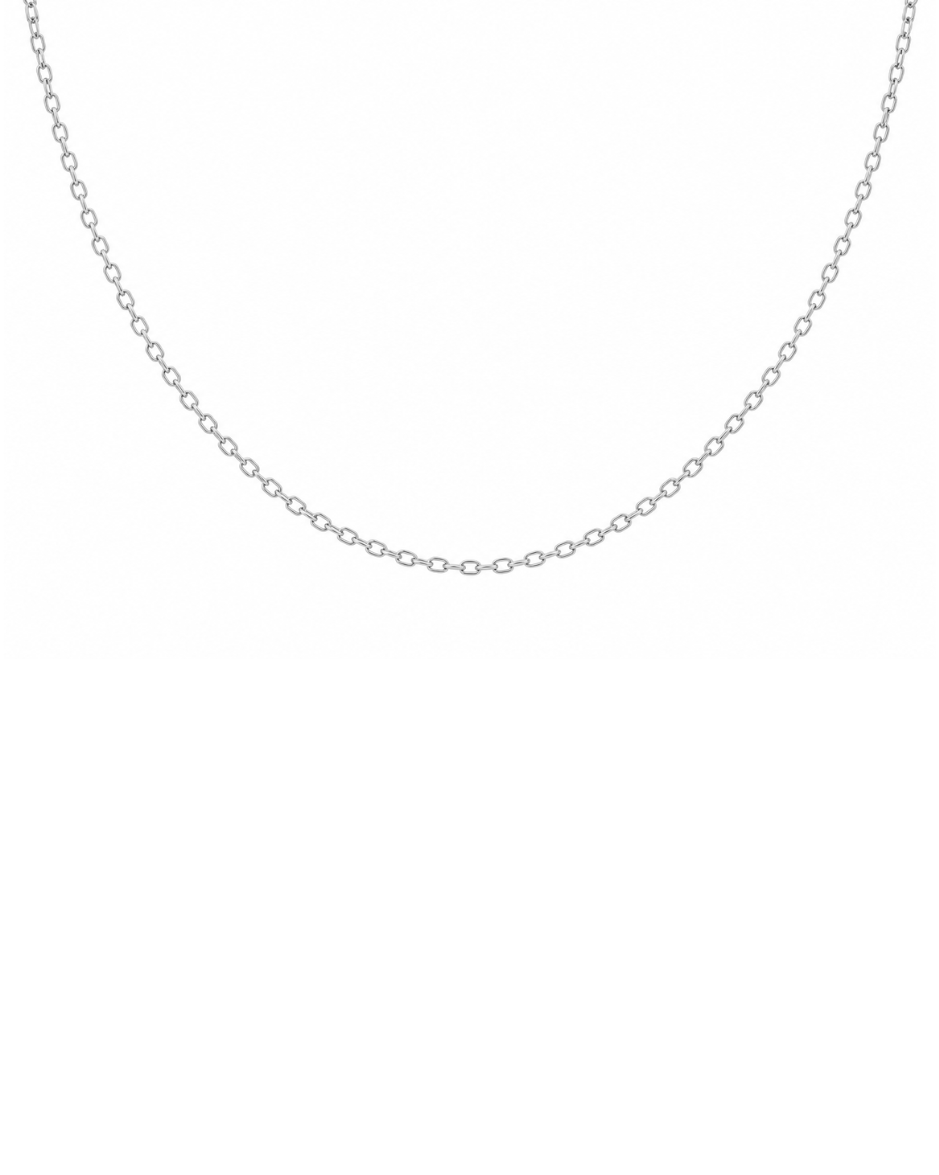 Cadena Mini de Ancla en Oro de 14K | 45 y 50 cm