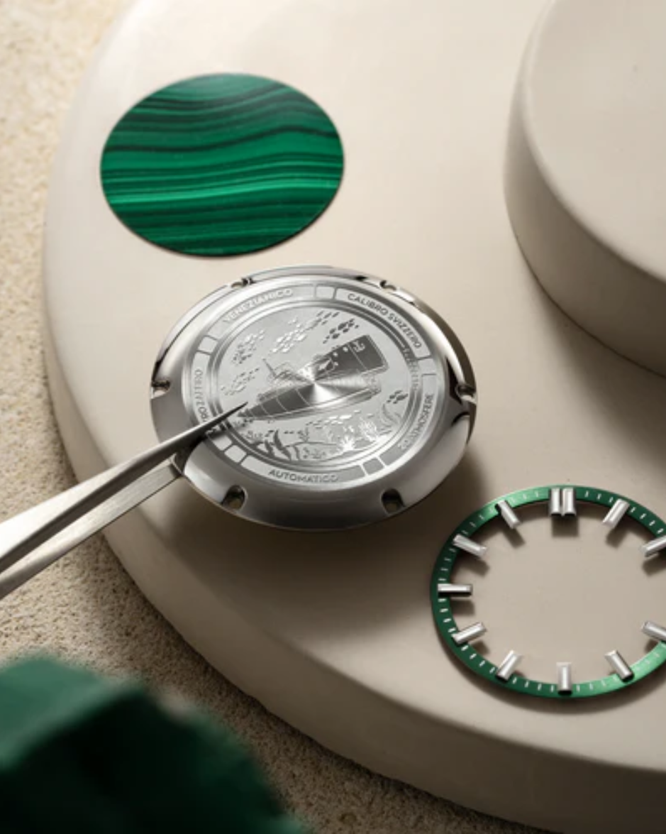 Reloj Venezianico Nereide Malachite Automático 42 mm