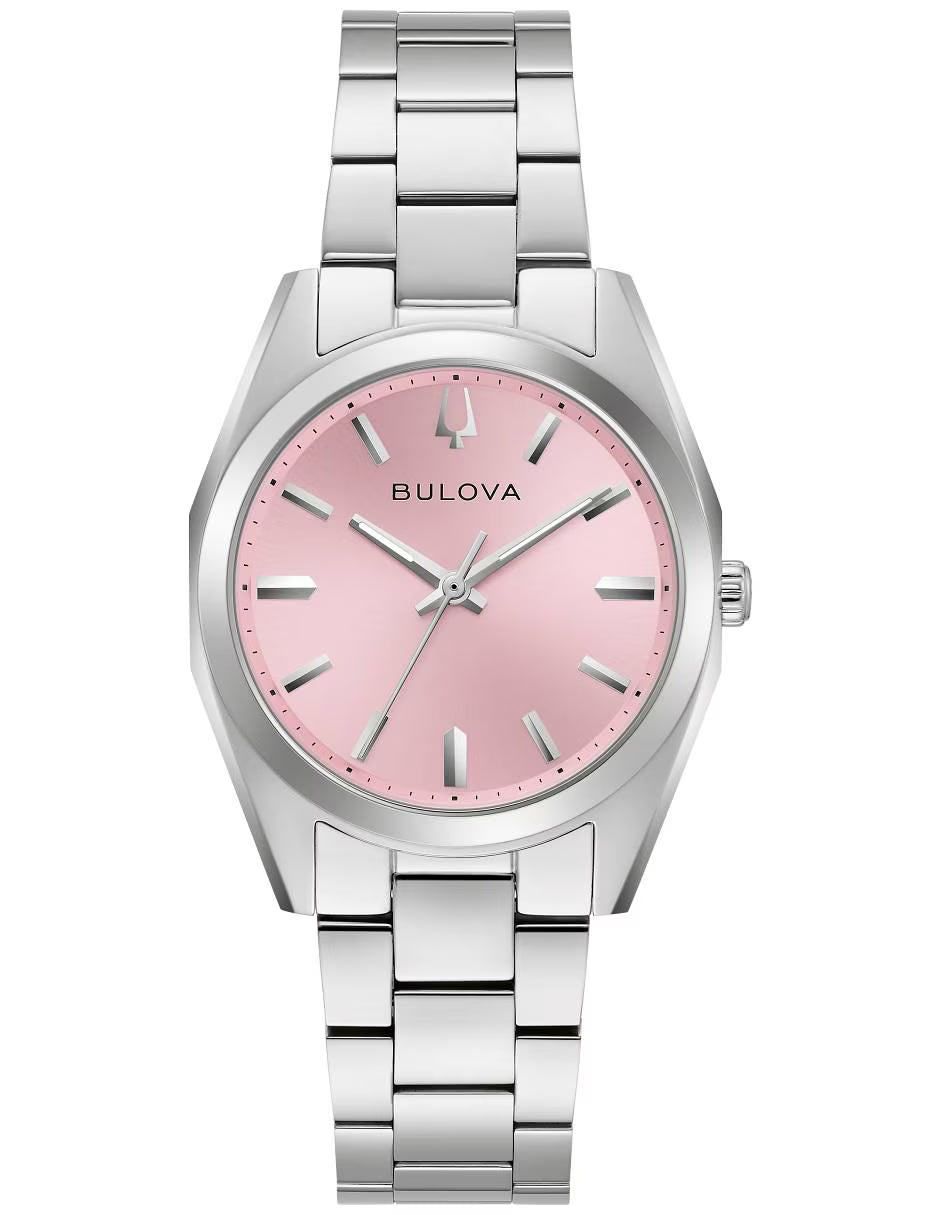 Bulova Surveyor Rosa Plateado 96L348