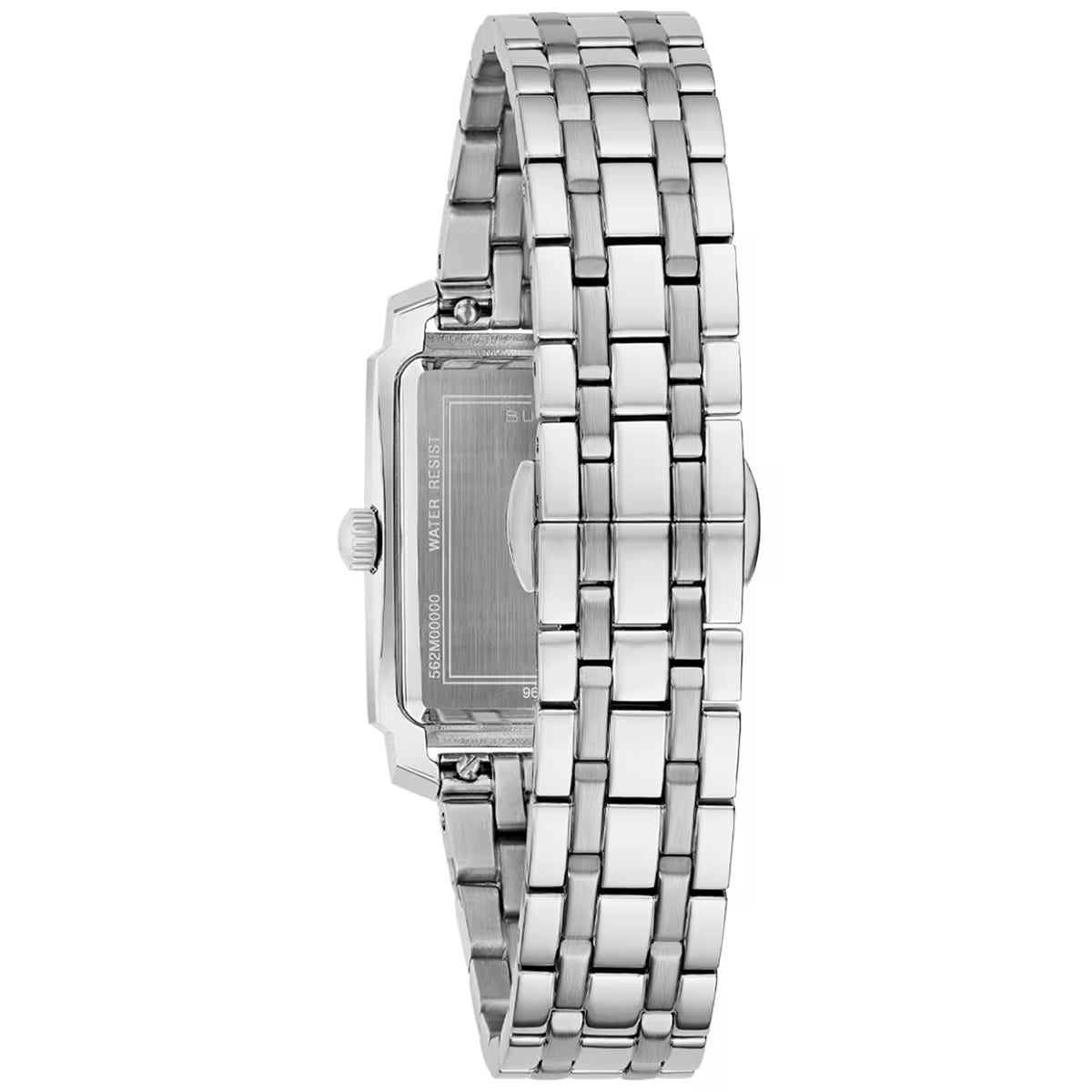 Reloj Bulova Sutton Rectangular Plateado para Mujer 96L349