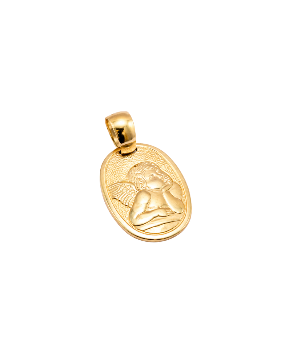 Dije Ángel Oro Amarillo 14k