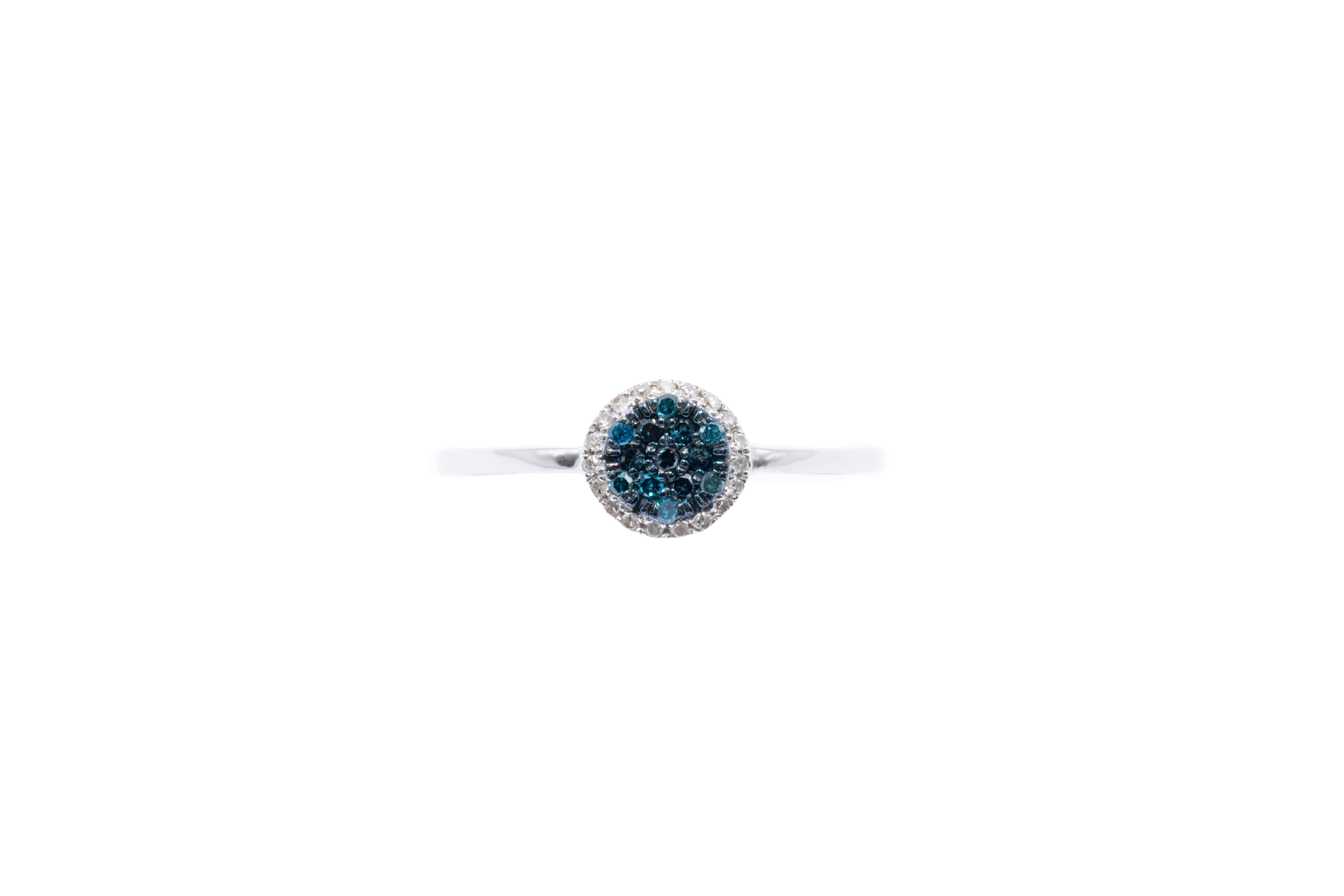 ANILLO DIAMANTE AZUL