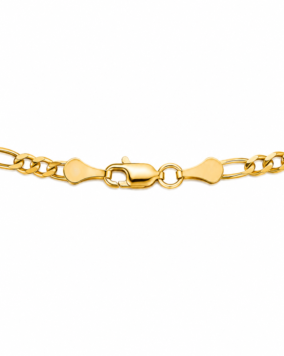 Cadena Cartier Figaro Oro Amarillo 14K 60 cm