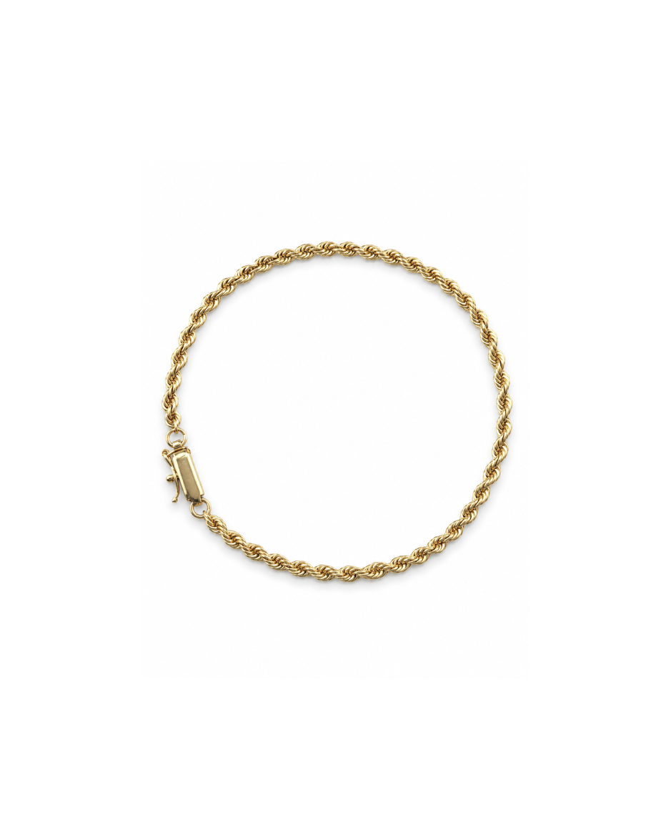 Pulso Torsal en Oro Amarillo 10K 2.5 mm