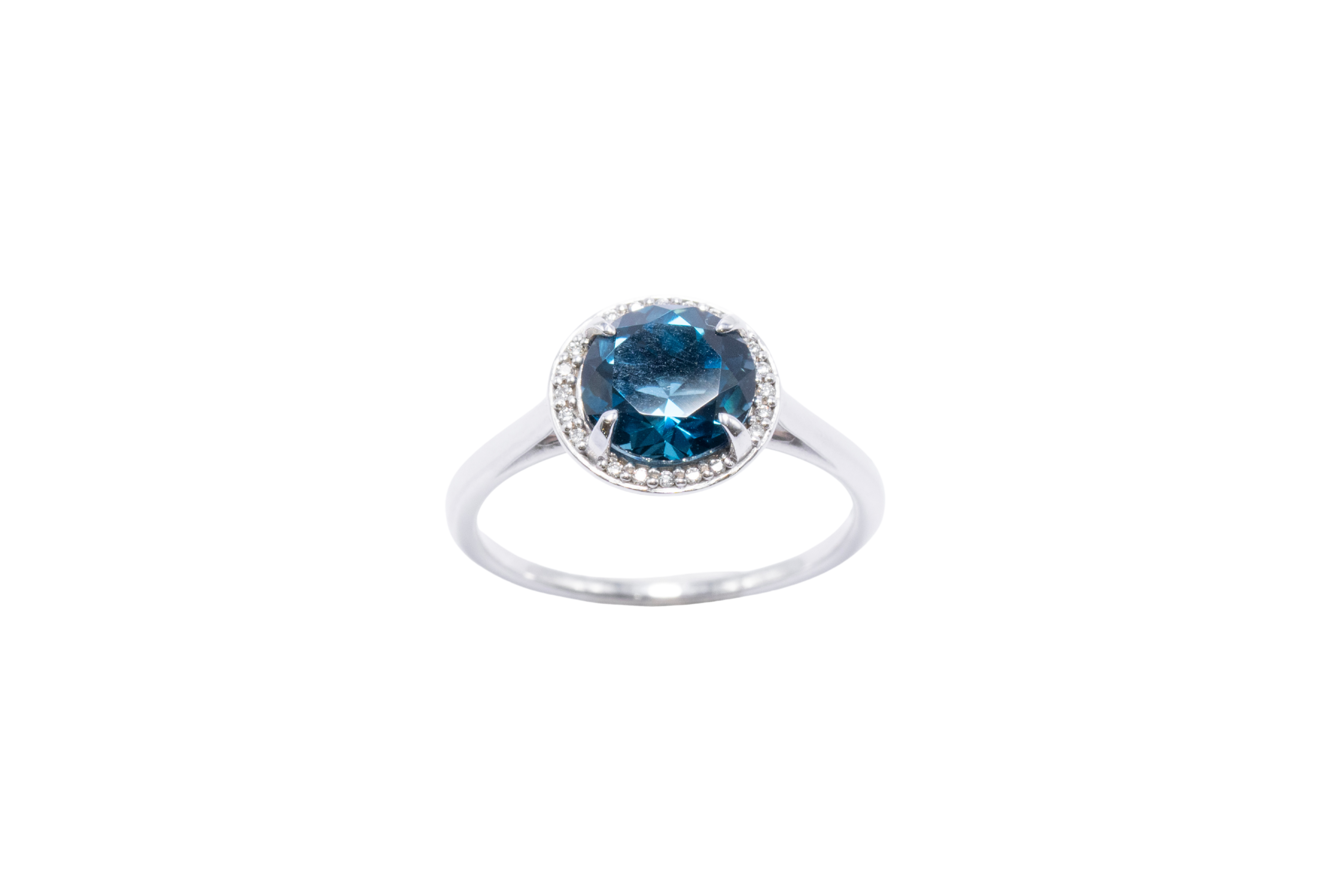 ANILLO TOPACIO DIAMANTE