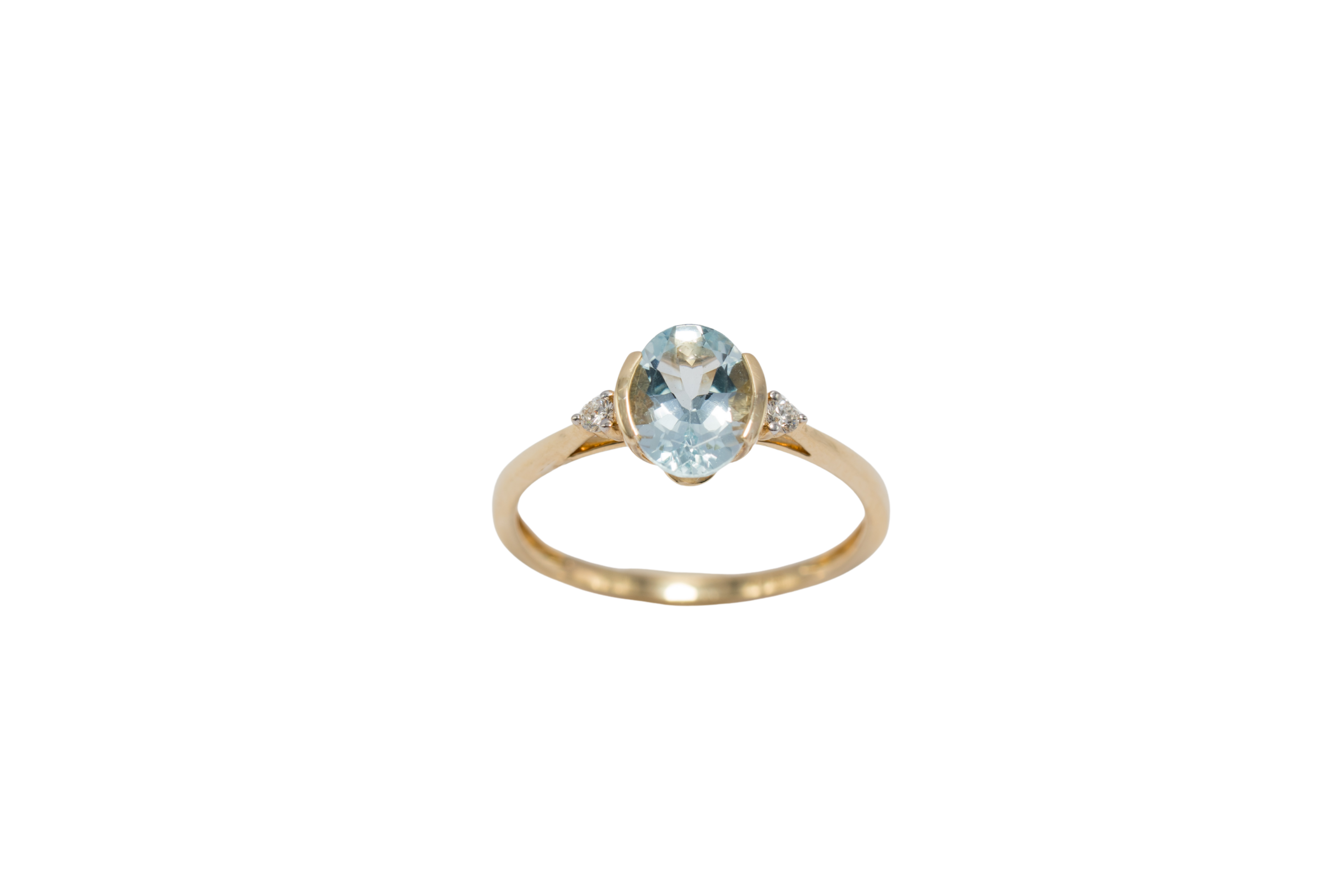 ANILLO AGUAMARINA OVAL
