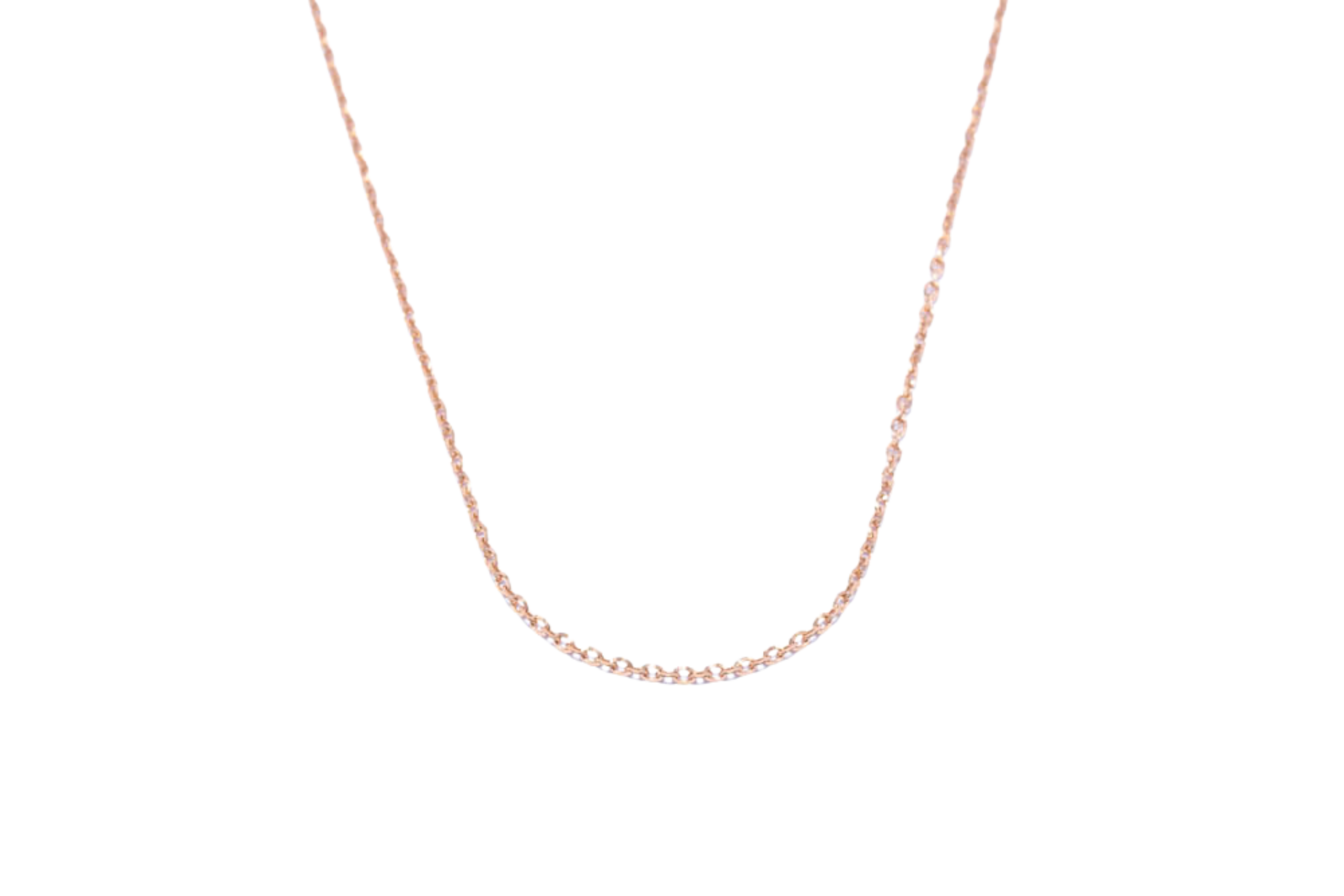 CADENA MINI ANCLA ORO ROSA