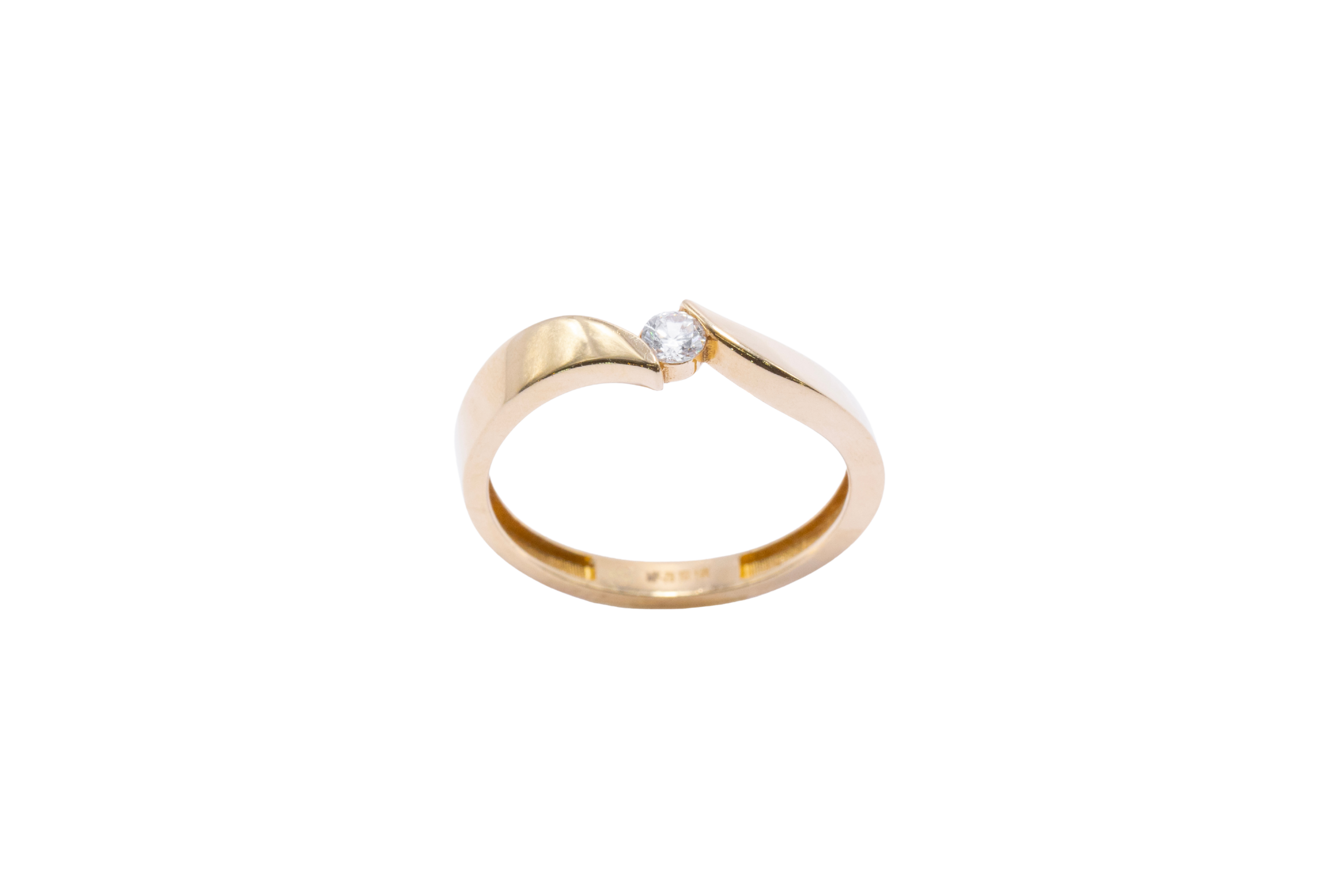 ANILLO OLA CON CIRCONIA
