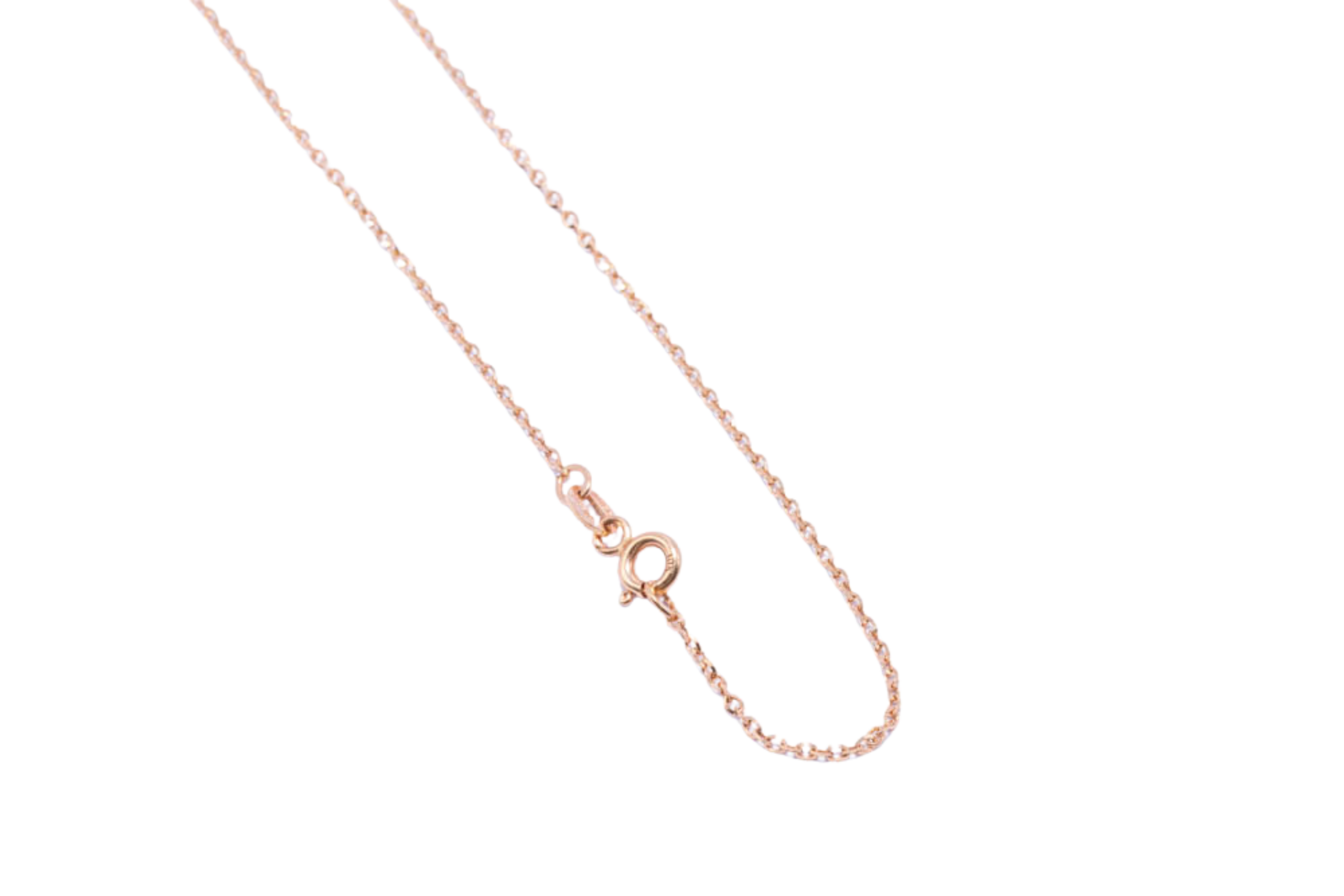 CADENA MINI ANCLA ORO ROSA