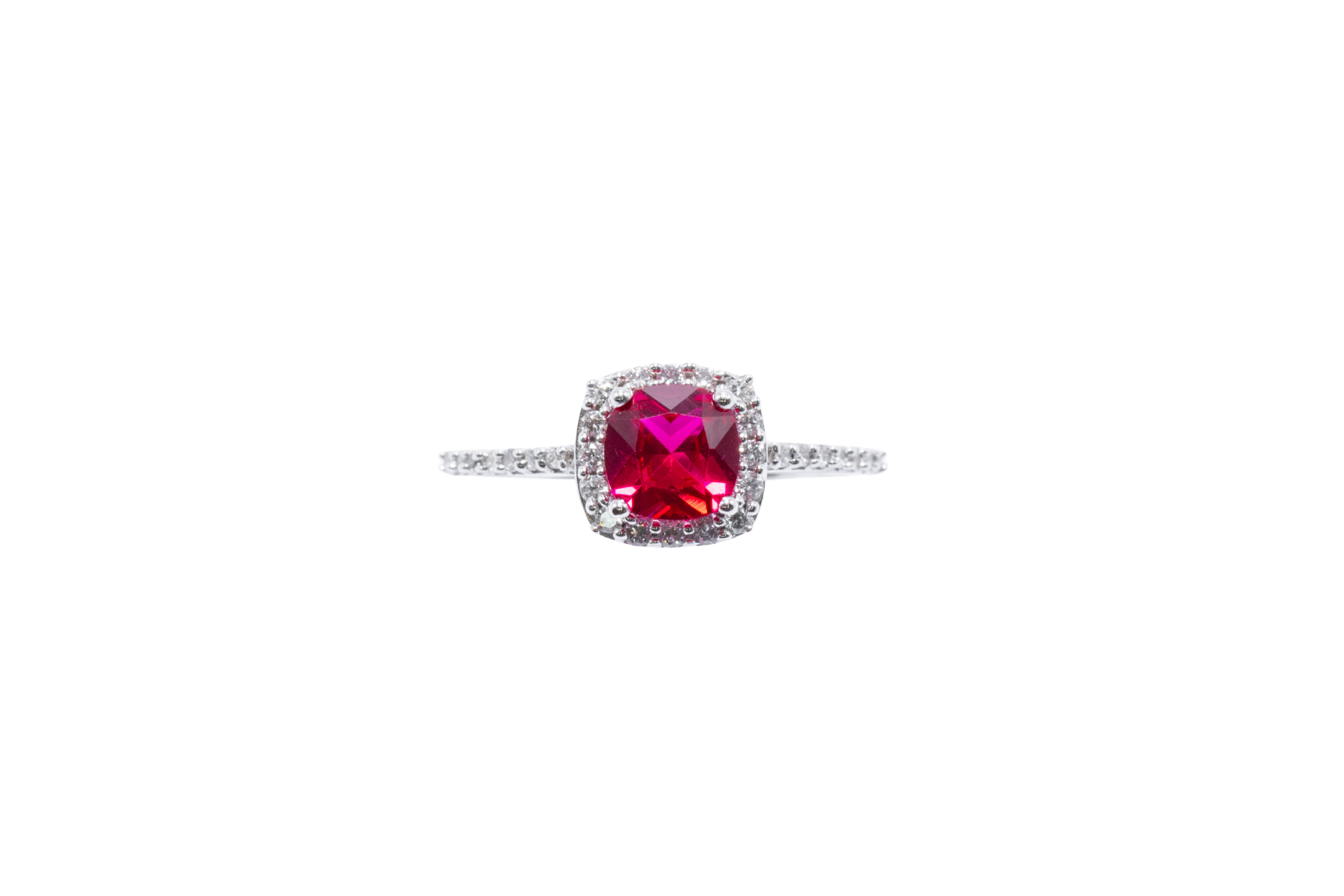 ANILLO RUBY CUSHION